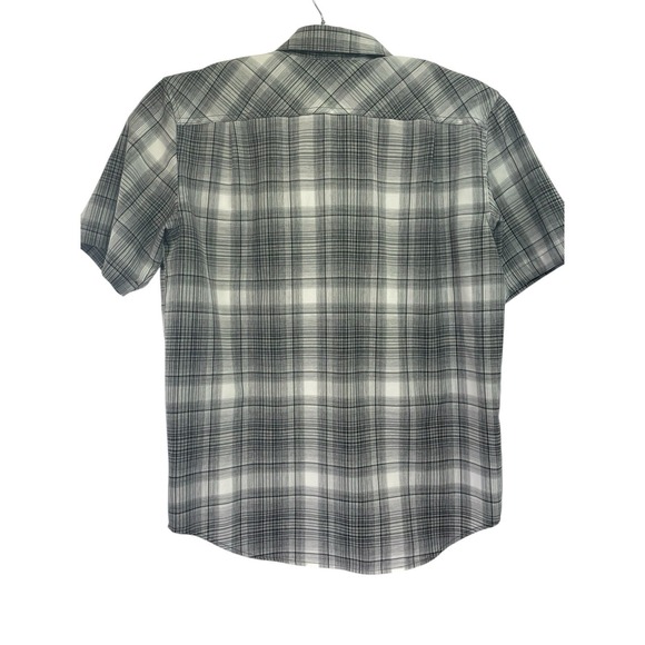 Orvis Mens Medium Black/Grey/White Plaid Button Up S/S Fishing Shirt (A19)NW/OTs - Picture 3 of 4
